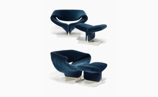 'Ribbon' chairs, by Pierre Paulin.
