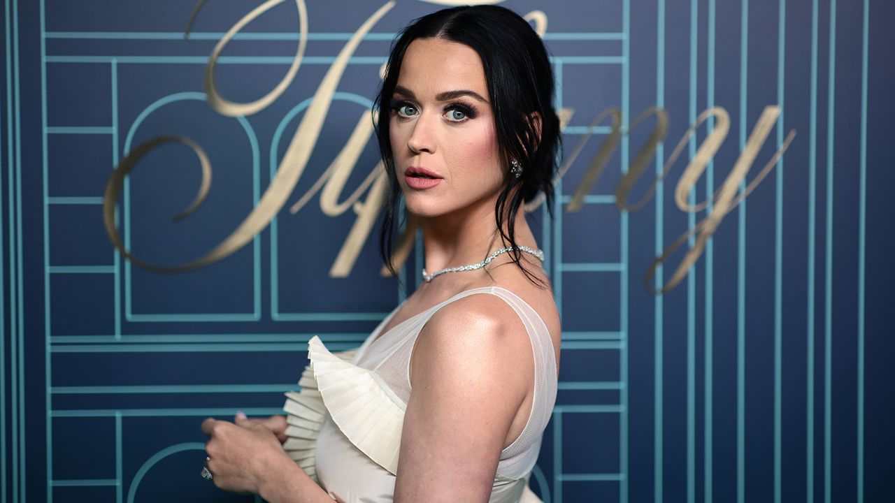 Katy Perry at the grand-reopening of the Landmark, Tiffany &amp; Co.&#039;s flagship store, held at Tiffany &amp; Co. on April 27, 2023 in New York City.