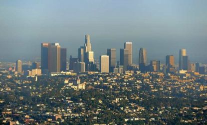 The notoriously traffic-heavy, air-polluted Los Angeles