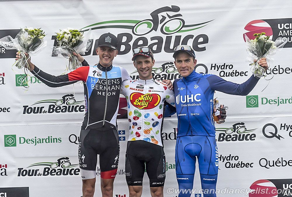 Stage Podium: l to r - Thomas Revard, Jack Burke, Serghei Tvetcov