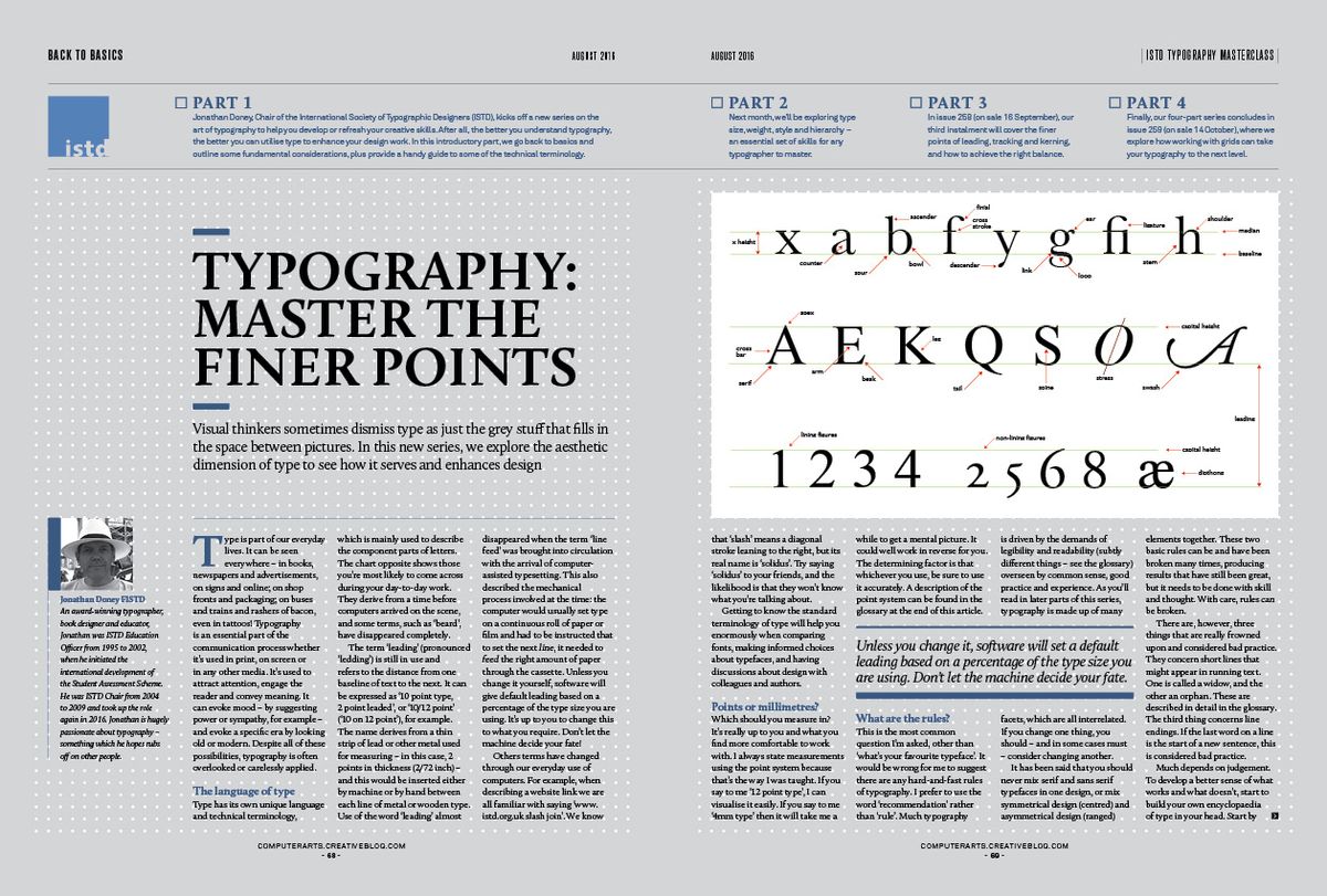 The ISTD&rsquo;s new four-part series dedicated to the craft of typography