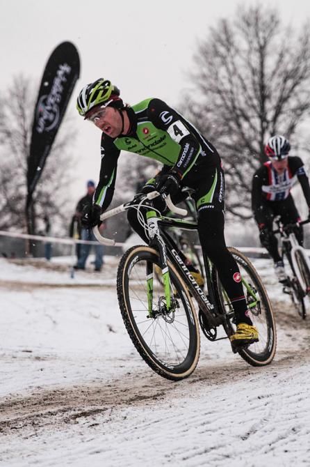 Jamey Driscoll (Cannondale) leads Powers in Chicago