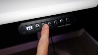 An Autonomous SmartDesk 5 being put together and installed in an office.