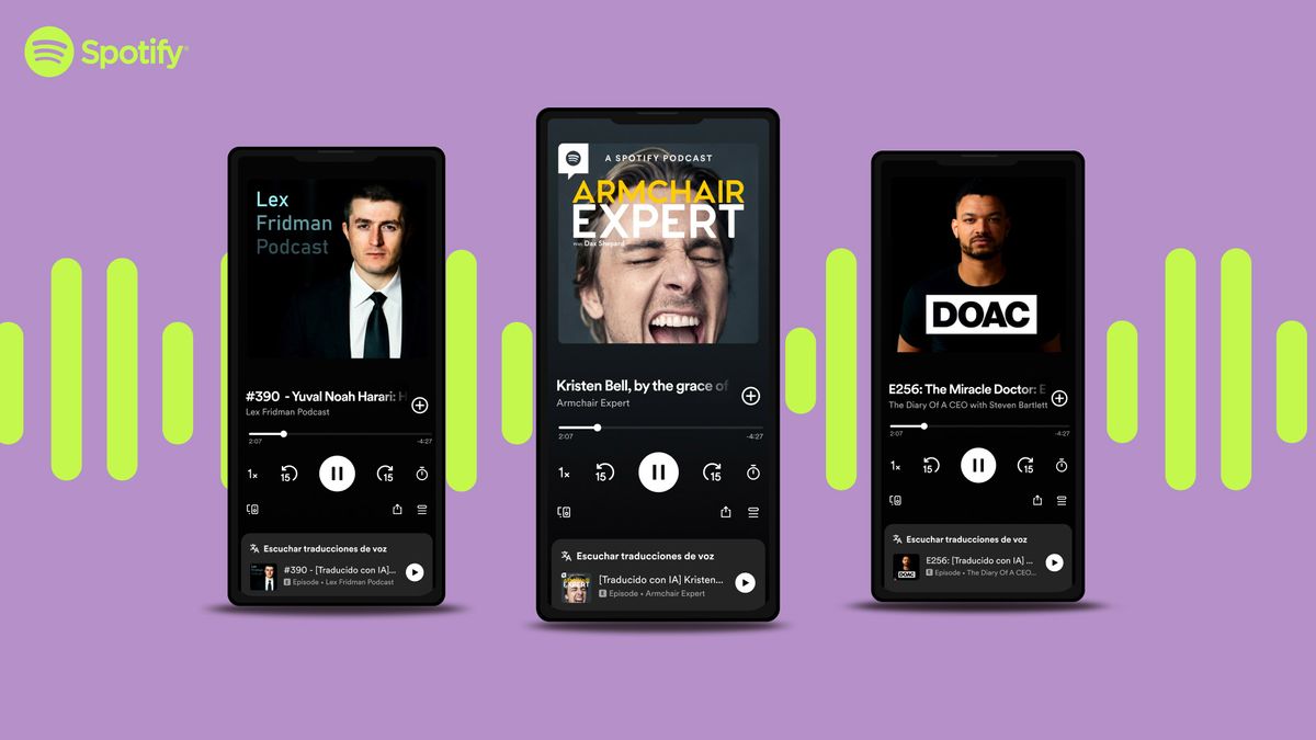 Spotify is using AI to translate podcasters into other languages using their own voices