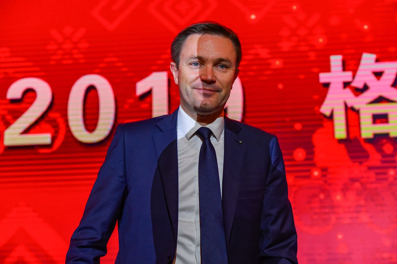 David Lappartient at the UCI Cycling Gala in Guilin