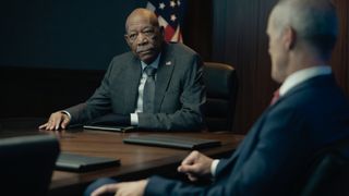 Morgan Freeman and Michael Kelly in Lioness