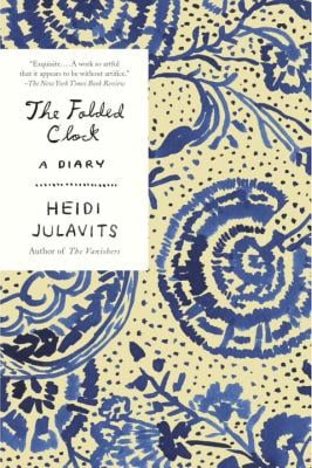 'The Folded Clock' book cover