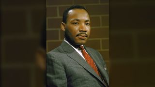 Portrait of Rev. Martin Luther King Jr. in 1957.