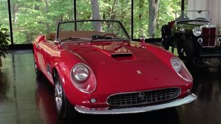 The red 1961 Ferrari 250 GT California Spyder from Ferris Bueller's Day Off