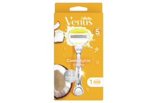 Gillette Venus Comfortglide Coconut with Olay Platinum Razor - earth day beauty