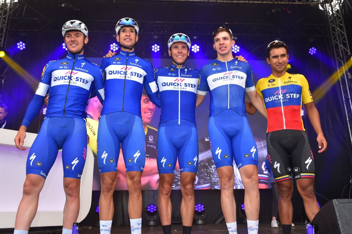 Quick-Step Floors in the lead
