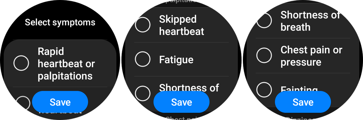 Potential symptoms to add to ECG readings - 1