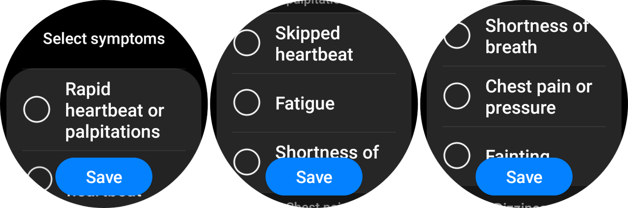 Potential symptoms to add to ECG readings - 1