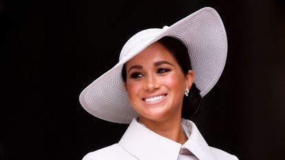 Meghan, Duchess of Sussex attends the National Service of Thanksgiving at the Queen's Platinum Jubilee in 2022