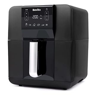 Breville Halo Air Fryer | Digital Large Air Fryer Oven | 5.5 L | Fry, Bake, Roast & Grill | 1700 W | Energy Efficient | Black [vdf126]