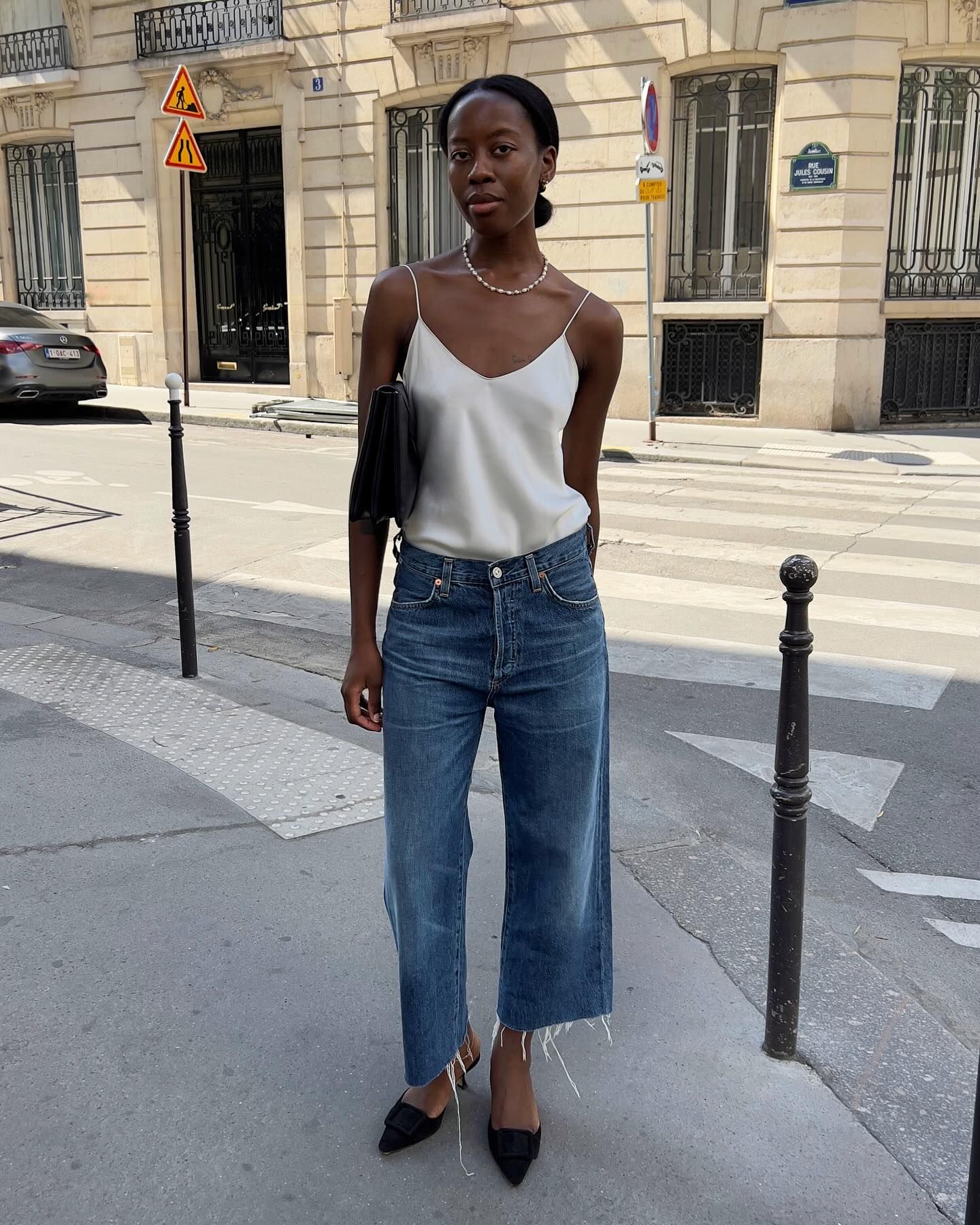 Cropped jeans outfits