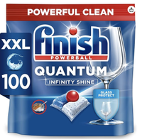 Finish Quantum Infinity Shine Dishwasher Tablets bulk | was £36 now £13.00 at Amazon