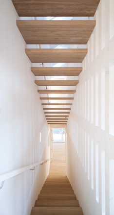 Inside Sunlighthouse: The staircase