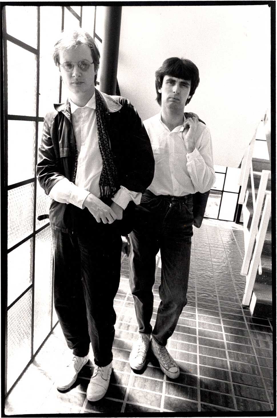 Andy Partridge and Colin Moulding circa 1980