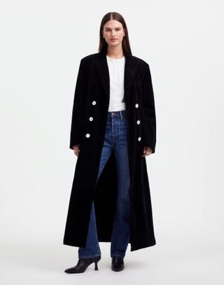 Madewell, Alexa Chung for Madewell Oversized Long Coat in Corduroy