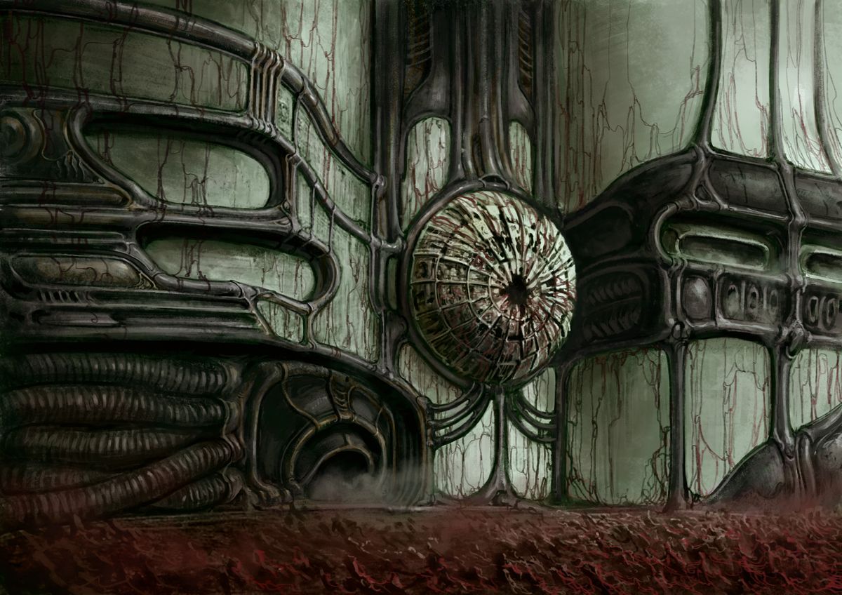 Concept art for Scorn.