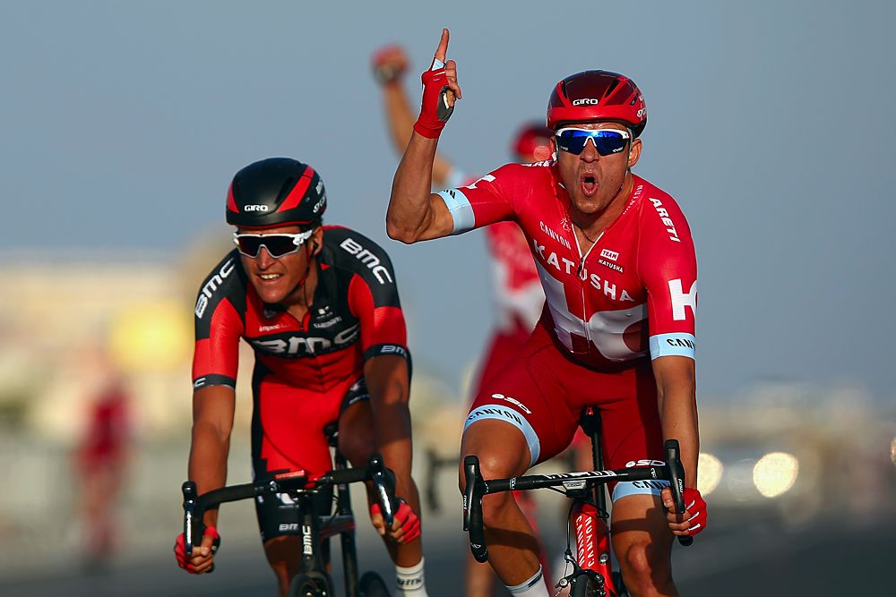 Alexander Kristoff (Katusha) wins stage 4 at Tour of Qatar