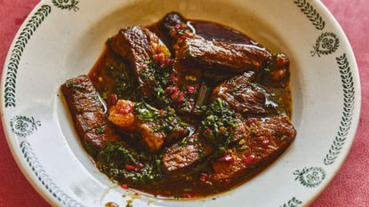 steak for one in a bowl