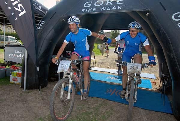 Veteran men's team winners.