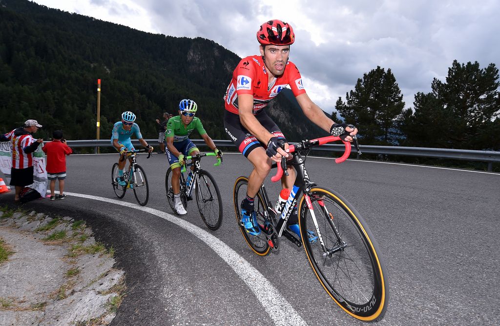 Tom Dumoulin (Giant-Alpecin) leading the chase