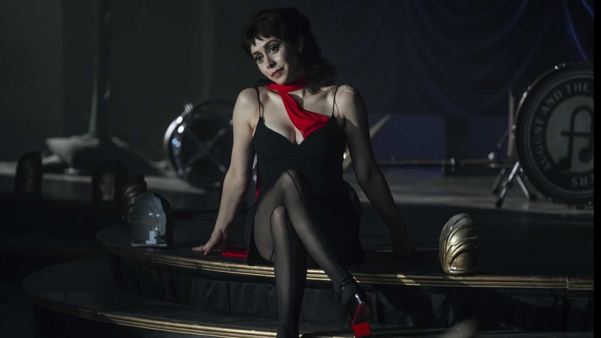 an image of Christina Miloti as Sofia Falcone in The Penguin