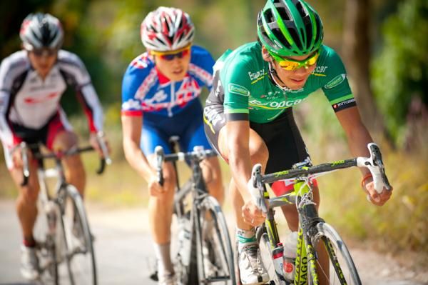 Arashiro Yukiya (Europe car) enjoys hard training