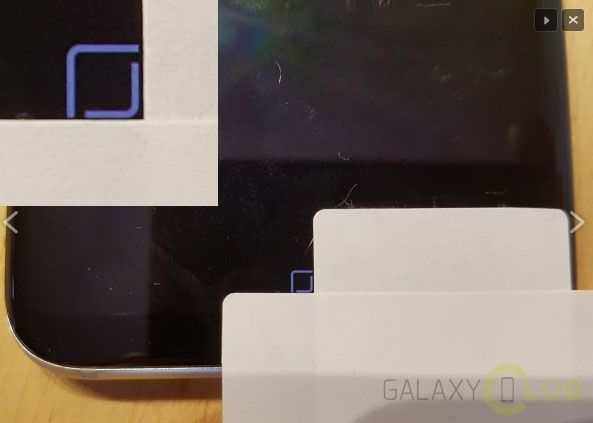 Tap the arrow on the right to see how the home button moves