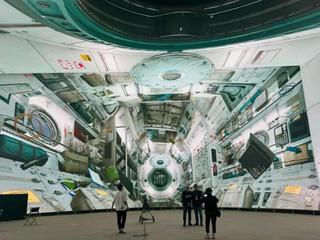 Image of their large LED screen for virtual productions