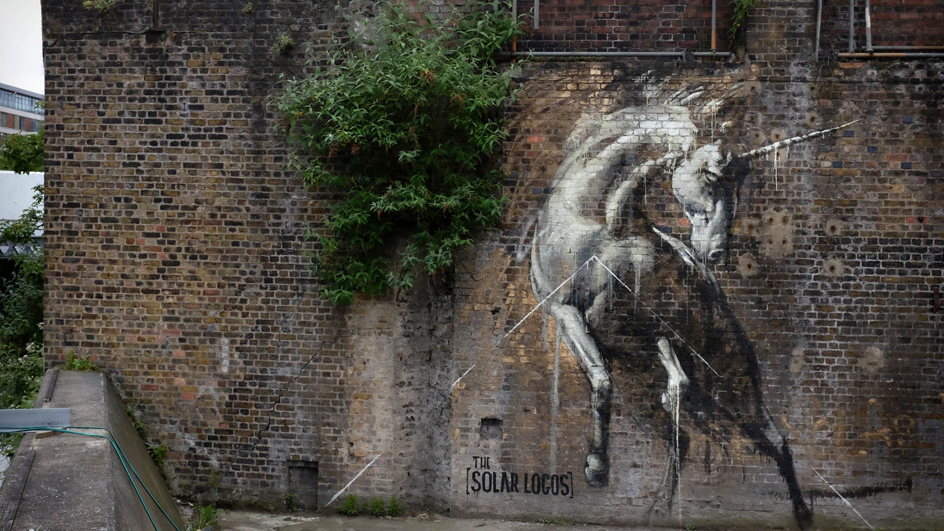 A photo of Hackney street art.