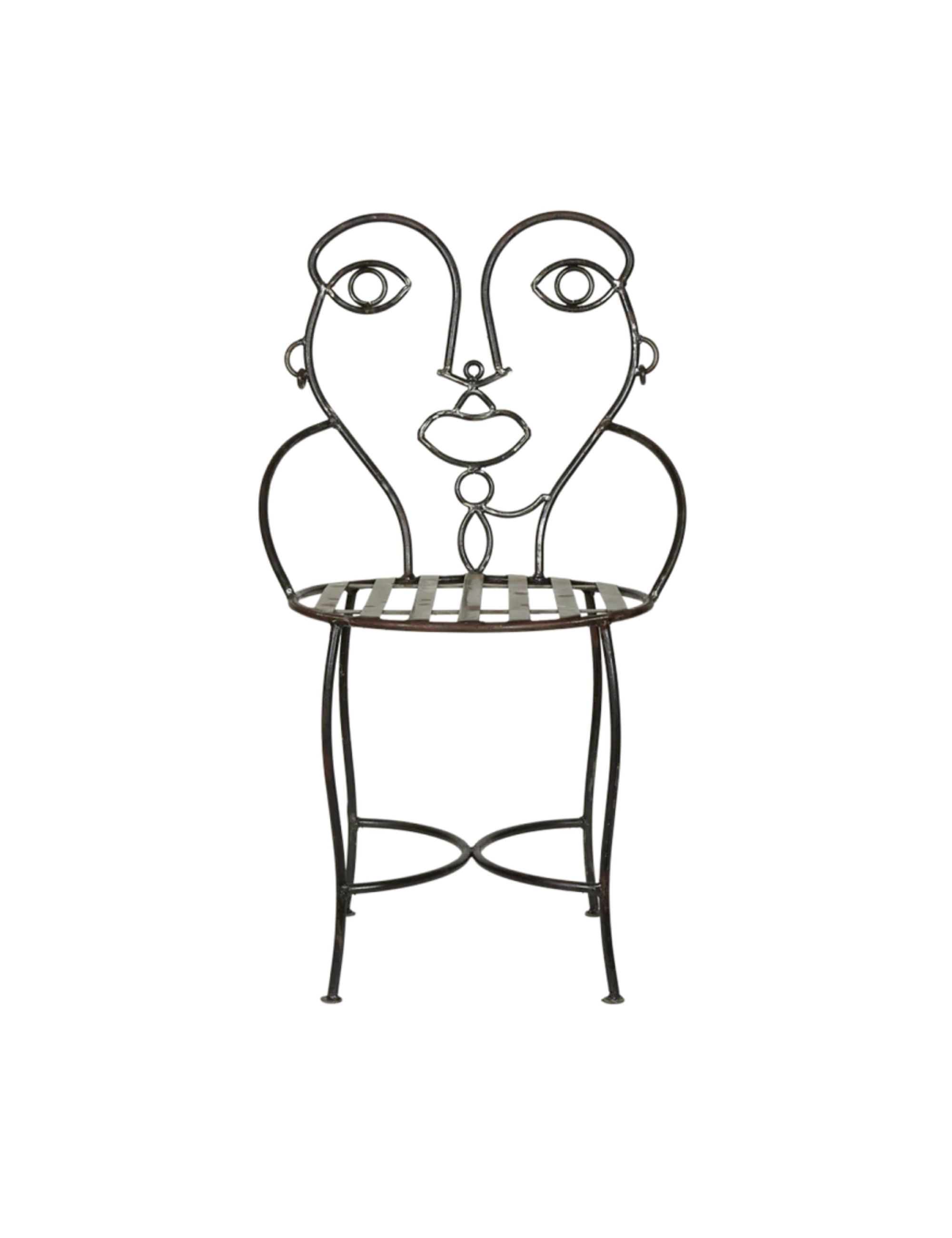 OLIVE ATELIERS, Metal Face Chair