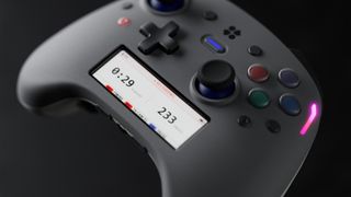 Genki's new controller about to go live on Kickstarter with a screen in the middle.