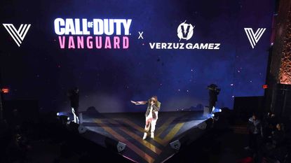 T-Pain performs during an event celebrating the launch of Call of Duty: Vanguard