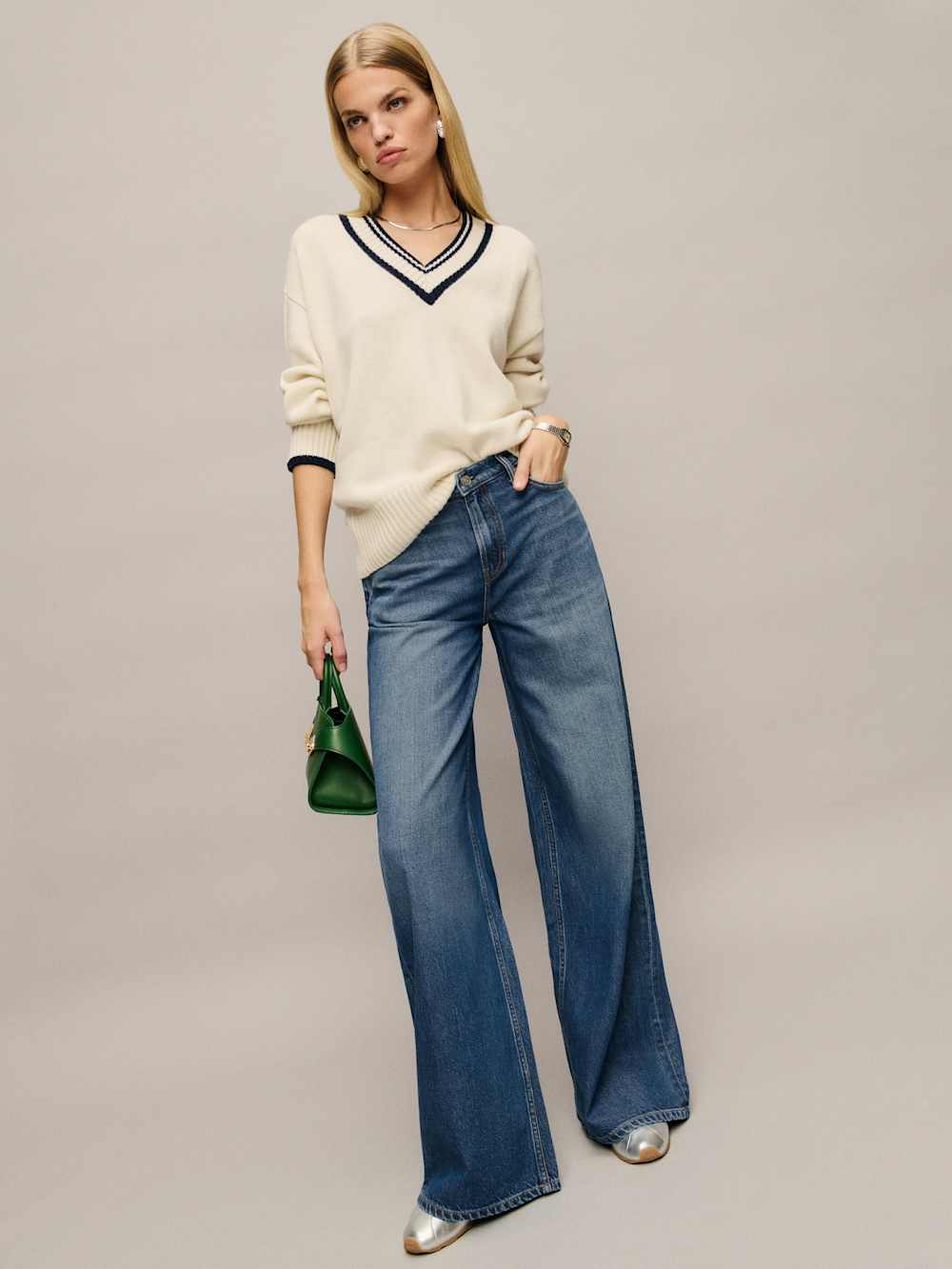 Rui Lived-In Wide Leg Baggy Jeans
