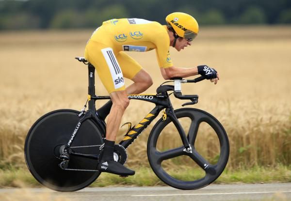 Bradley Wiggins (Team Sky) will ride into Paris tomorrow in yellow