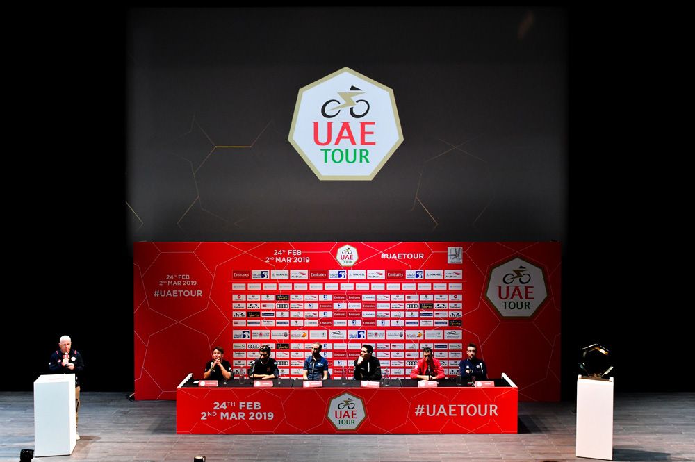 The setting for the press conference