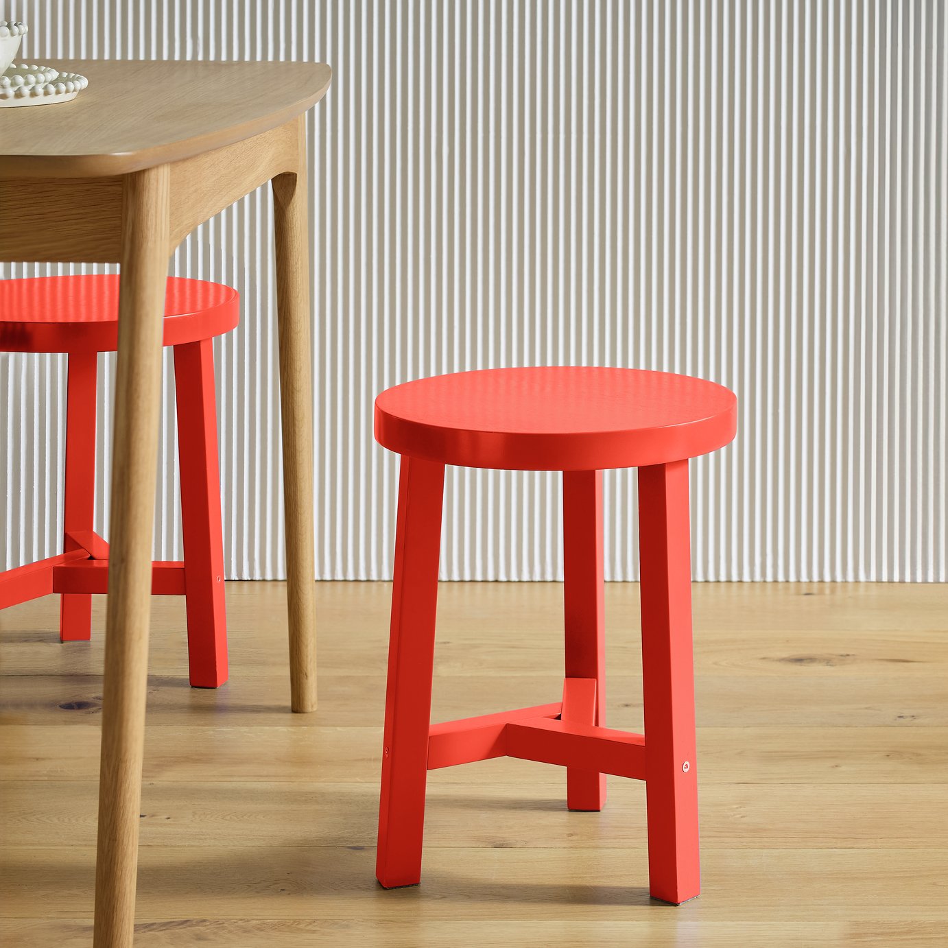 Habitat Malti Side Table - Red