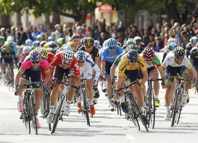The sprint, taken by Modolo in Palma