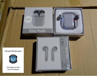 Seized Fake Airpods On Box