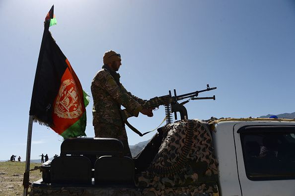 A member of the Afghan security forces.