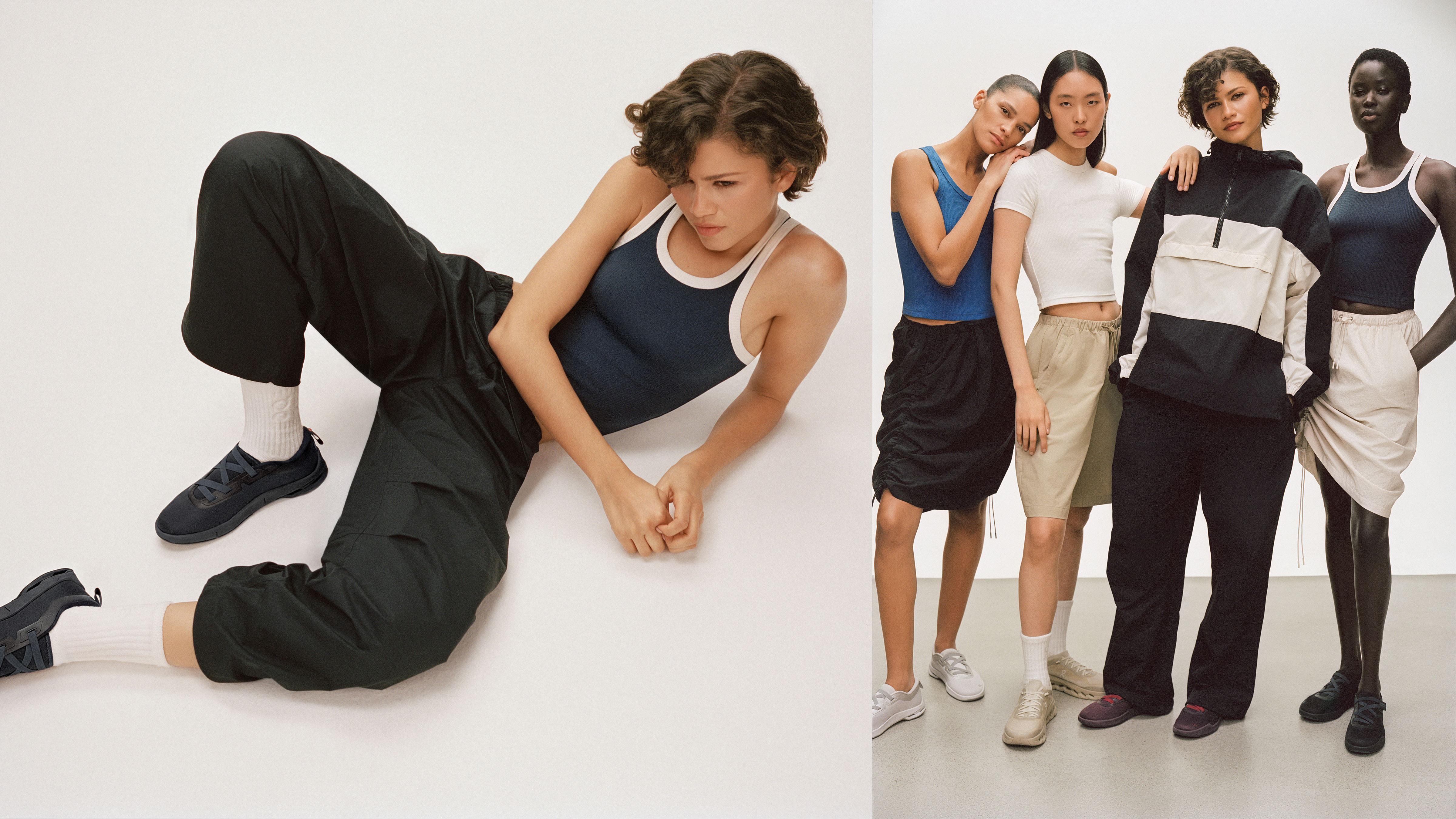 Zendaya and On collaboration featuring the Cloudnova Moon shoes