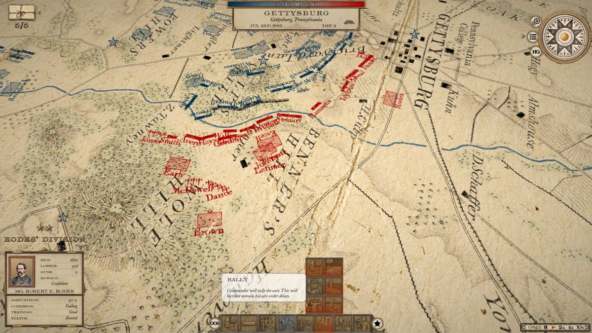 The intricate strategy of Grand Tactician: The Civil War comes to Steam ...