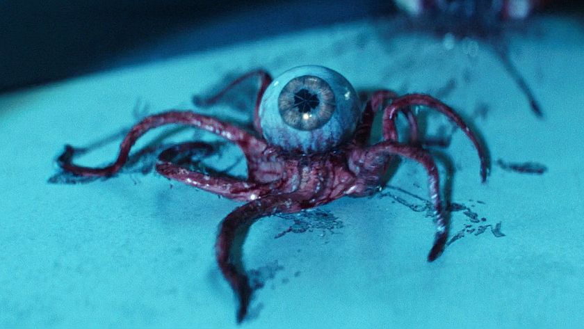 A close-up of T. Ocellus sitting on a table in Alien: Earth