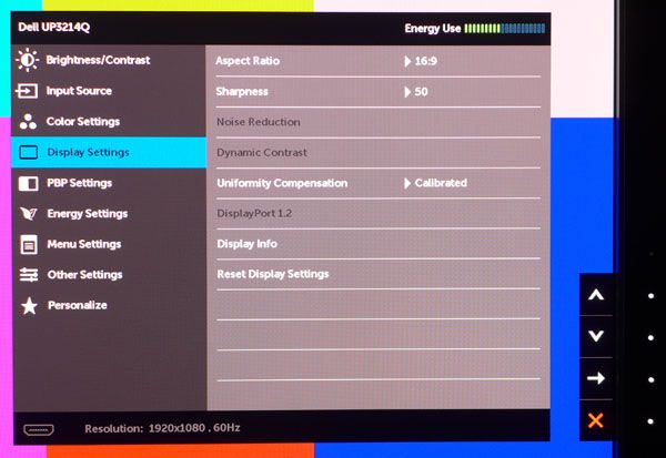 OSD Setup And Calibration Of The Dell UP3214Q - Dell UltraSharp 32 ...