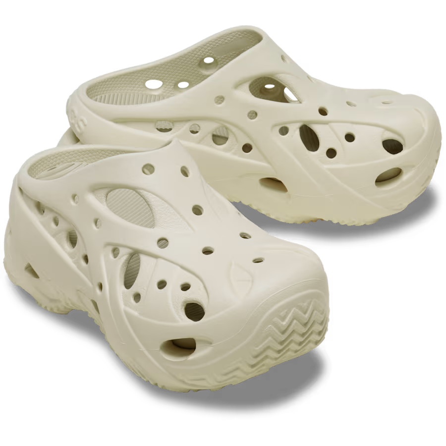 Crocs on white background