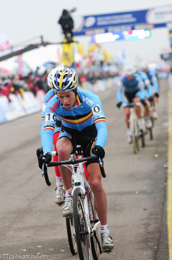 The Belgians basically raced a team time trial today